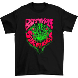Men's Butthole Surfers Brown Reason Flipper Melvin T-Shirt Black Men's Butthole Surfers Brown Reason Flipper Melvin T-Shirt Black