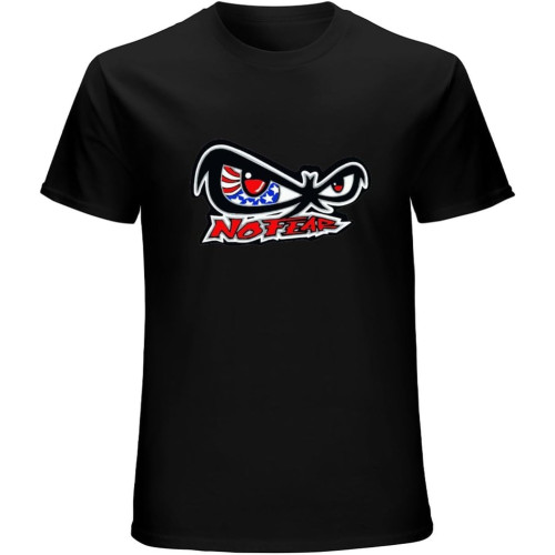 NO Fear Men T-Shirt Graphic Mens Cotton Casual Black Tee Shirt