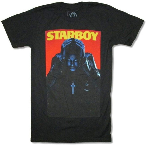 Weeknd Starboy Mens Black T Shirt New Adult XO Merch Weeknd Starboy Mens Black T Shirt New Adult XO Merch