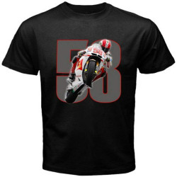 New RIP Marco Simoncelli Super Sic Moto GP Rider Men's T-Shirt Black New RIP Marco Simoncelli Super Sic Moto GP Rider Men's T-Shirt Black
