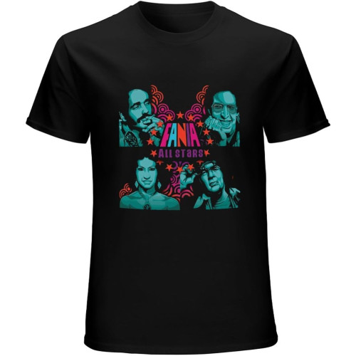 Fania All Stars T-Shirt Black Shirt Men's Top Tee
