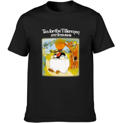 Cat Stevens Tea for Tillerman T-Shirt Black Shirt Men's Top Tee Cat Stevens Tea for Tillerman T-Shirt Black Shirt Men's Top Tee