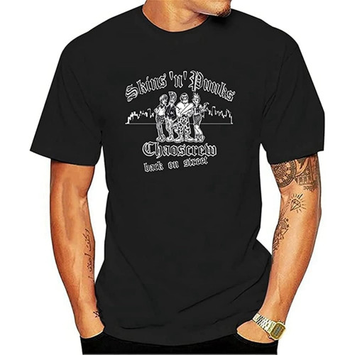 Chaoscrew Ngr.Skinhead Punkshirt Oi Punks Punkrock T-Shirt Black Shirt Men's Top Tee Chaoscrew Ngr.Skinhead Punkshirt Oi Punks Punkrock T-Shirt Black Shirt Men's Top Tee