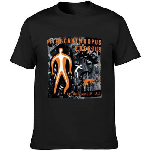 Charles Mingus Pithecanthropus Erectus T-Shirt Black Shirt Men's Top Tee