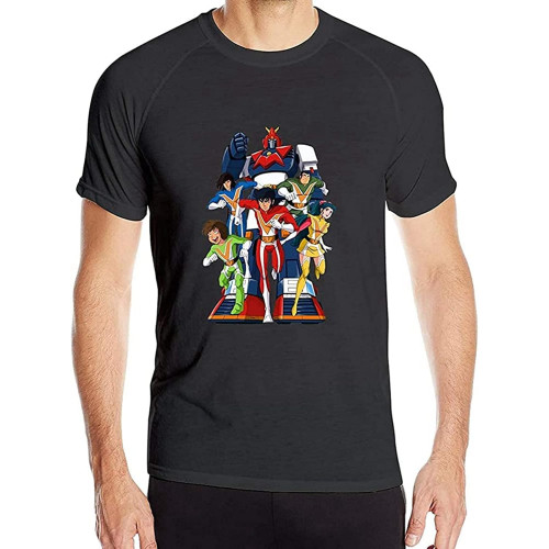Chodenji Machine Voltes V T-Shirt Black Shirt Men's Top Tee Chodenji Machine Voltes V T-Shirt Black Shirt Men's Top Tee