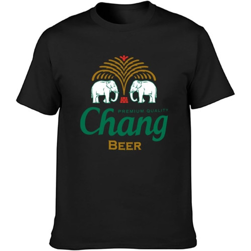Chang Beer Southeast Thailand T-shirt Black Shirt Men's Top Tee Chang Beer Southeast Thailand T-shirt Black Shirt Men's Top Tee