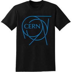 CERN European Nuclear Institute Symbol Casual T-Shirt Black Shirt Men's Top Tee CERN European Nuclear Institute Symbol Casual T-Shirt Black Shirt Men's Top Tee