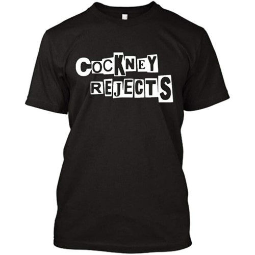 Cockney Rejects Oi ! Punk Rock T-Shirt Black Shirt Men's Top Tee