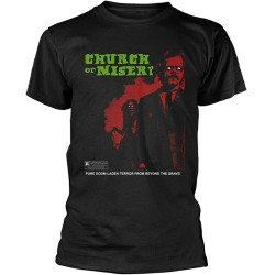 Church of Misery Rated R T-Shirt Black Shirt Men's Top Tee Church of Misery Rated R T-Shirt Black Shirt Men's Top Tee