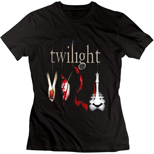 Caszx Twilight Saga T-Shirt Black Shirt Men's Top Tee