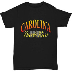 City Pride Carolina Puerto Rico T-Shirt Black Shirt Men's Top Tee City Pride Carolina Puerto Rico T-Shirt Black Shirt Men's Top Tee