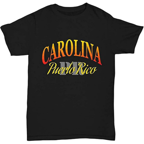 City Pride Carolina Puerto Rico T-Shirt Black Shirt Men's Top Tee