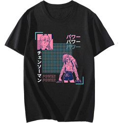 Chainsaw Fashion Manga Gattsu T-Shirt Black Shirt Men's Top Tee Chainsaw Fashion Manga Gattsu T-Shirt Black Shirt Men's Top Tee