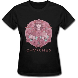 Chvrches The Mother We Share T-Shirt Black Shirt Men's Top Tee Chvrches The Mother We Share T-Shirt Black Shirt Men's Top Tee