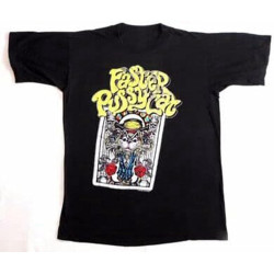 Retro Shirt hoMens T Shirt Rare Faster Pussycat Wake Me Black Retro Shirt hoMens T Shirt Rare Faster Pussycat Wake Me Black