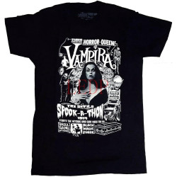 Kreepsville Men's Vampira Spookathon T-Shirt Black Kreepsville Men's Vampira Spookathon T-Shirt Black