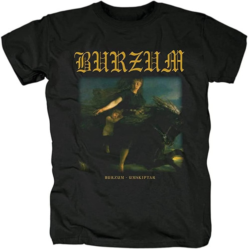 Bloodhoof Burzum Industrial Metal Dark Metal Brutal Cotton Men T-Shirt Black