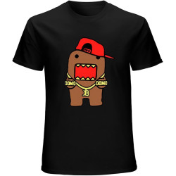 Domo Kun Bling T-Shirt Black Unisex Mens Tees Domo Kun Bling T-Shirt Black Unisex Mens Tees
