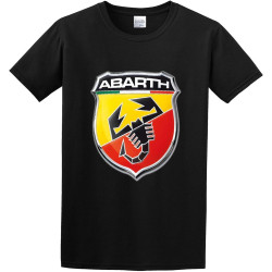 Abarth T-Shirt Black Unisex Mens Tees