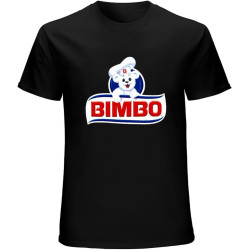 Bimbo Bread Retro T-Shirt Black Unisex Mens Tees Bimbo Bread Retro T-Shirt Black Unisex Mens Tees