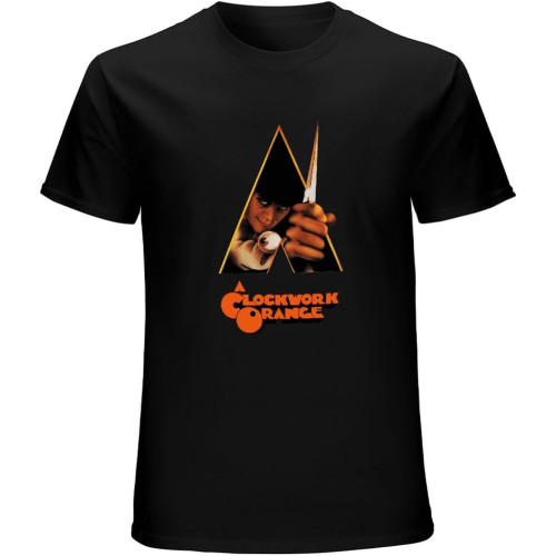 Clockwork Orange Poster T-Shirt Black Unisex Mens Tees Clockwork Orange Poster T-Shirt Black Unisex Mens Tees