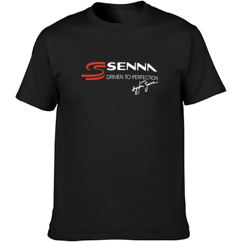 Ayrton Senna Brazilian Mens Black T-Shirt