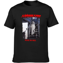 Annihilator Alice in Hell 1989 Mens Black T-Shirt Annihilator Alice in Hell 1989 Mens Black T-Shirt