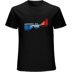 Midnight Oil Resist Rock Band T-Shirt Mens Unisex Black Tees Midnight Oil Resist Rock Band T-Shirt Mens Unisex Black Tees