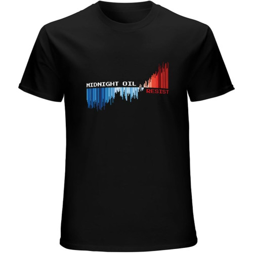 Midnight Oil Resist Rock Band T-Shirt Mens Unisex Black Tees