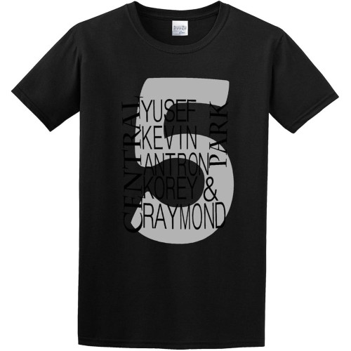 Rhett Men' Central Park Five Yusef Kevin Antron Korey and Raymond Men' T-Shirt Rhett Men' Central Park Five Yusef Kevin Antron Korey and Raymond Men' T-Shirt