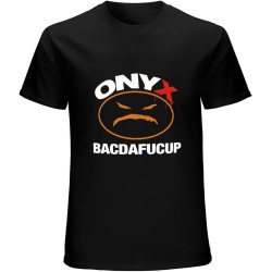 Onyx Bacdafucup Promo Hip-Hop T-Shirt Mens Unisex Black Tees Onyx Bacdafucup Promo Hip-Hop T-Shirt Mens Unisex Black Tees