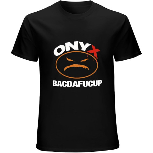 Onyx Bacdafucup Promo Hip-Hop T-Shirt Mens Unisex Black Tees