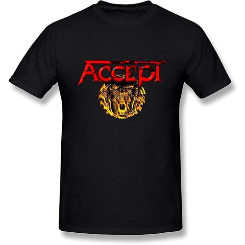 Men' Accept Band Logo T Shirt Men' Accept Band Logo T Shirt
