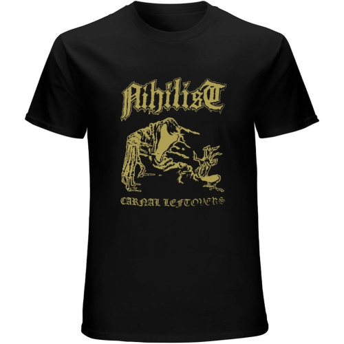 Nihilist Band T-Shirt Mens Unisex Black Tees
