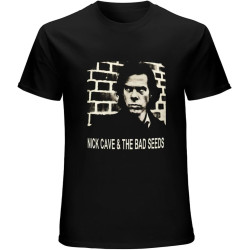 Nick Cave and The Bad Seeds 2019 Concert Tour T-Shirt Mens Unisex Black Tees Nick Cave and The Bad Seeds 2019 Concert Tour T-Shirt Mens Unisex Black Tees