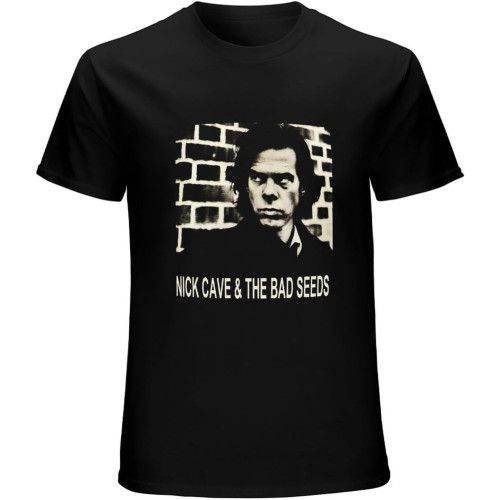 Nick Cave and The Bad Seeds 2019 Concert Tour T-Shirt Mens Unisex Black Tees Nick Cave and The Bad Seeds 2019 Concert Tour T-Shirt Mens Unisex Black Tees