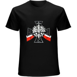 Patriotic Eagle Poland Polish Fighting Poland T-Shirt Mens Unisex Black Tees Patriotic Eagle Poland Polish Fighting Poland T-Shirt Mens Unisex Black Tees