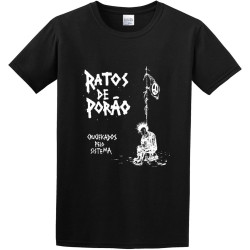 Men' Ratos De Porao Crucificados - New Regular Fit T Shirt Men' Ratos De Porao Crucificados - New Regular Fit T Shirt