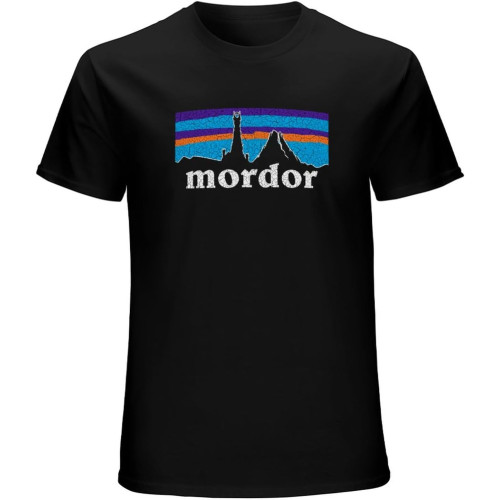 Mordor T-Shirt Mens Unisex Black Tees Mordor T-Shirt Mens Unisex Black Tees
