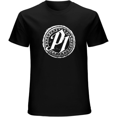 P1 Aj Brand T-Shirt Mens Unisex Black Tees P1 Aj Brand T-Shirt Mens Unisex Black Tees
