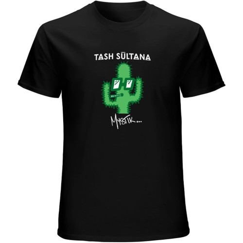 Mystik Tash Sultana Funny T-Shirt Mens Unisex Black Tees