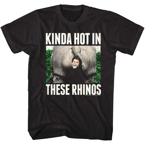 Ace Ventura Pet Detective 0a Hot in These Rhinos Men' T-Shirt Graphic Mens Black Printed Tee Top Ace Ventura Pet Detective 0a Hot in These Rhinos Men' T-Shirt Graphic Mens Black Printed Tee Top