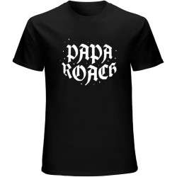 Papa Roach Reaper T-Shirt Mens Unisex Black Tees Papa Roach Reaper T-Shirt Mens Unisex Black Tees