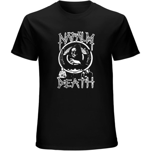 Napalm Death Live Corruption T-Shirt Mens Unisex Black Tees Napalm Death Live Corruption T-Shirt Mens Unisex Black Tees