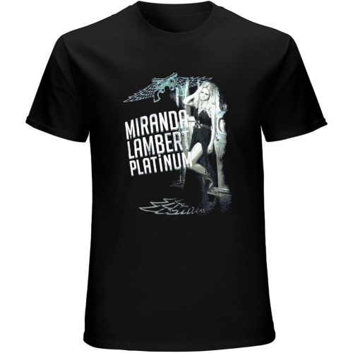 Miranda Lambert Sz MPlatinum Concert Tour T-Shirt Mens Unisex Black Tees