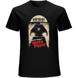 Mod.4 Death Proof Stuntman Mike Car Skull Quentin Tarantino Vintage Movie Driving School T-Shirt Mens Unisex Black Tees Mod.4 Death Proof Stuntman Mike Car Skull Quentin Tarantino Vintage Movie Driving School T-Shirt Mens Unisex Black Tees