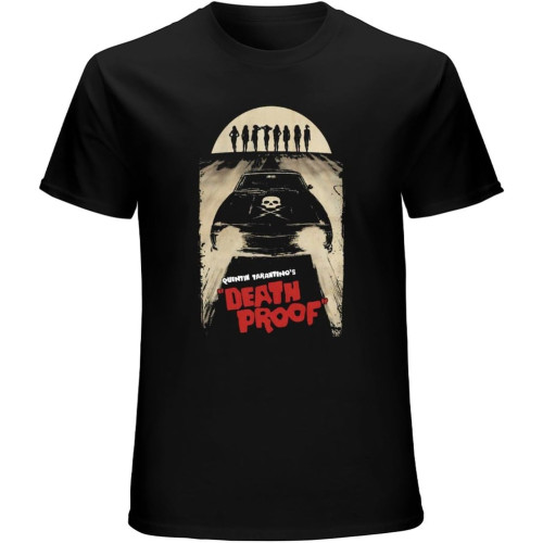 Mod.4 Death Proof Stuntman Mike Car Skull Quentin Tarantino Vintage Movie Driving School T-Shirt Mens Unisex Black Tees Mod.4 Death Proof Stuntman Mike Car Skull Quentin Tarantino Vintage Movie Driving School T-Shirt Mens Unisex Black Tees