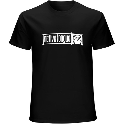 Native TongueTribe De La Soul Sheep Called Quest Madlib Pete T-Shirt Mens Unisex Black Tees Native TongueTribe De La Soul Sheep Called Quest Madlib Pete T-Shirt Mens Unisex Black Tees