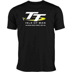 Isle of Man TT Legends T-Shirt-Motorcycle Racing Black Size Number XL Isle of Man TT Legends T-Shirt-Motorcycle Racing Black Size Number XL
