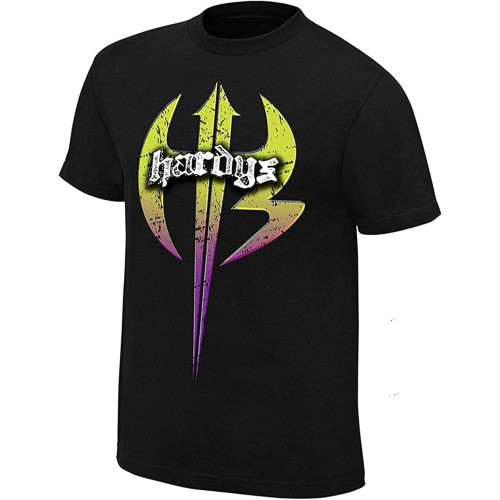 The Hardy Boyz Retro Short Sleeve Black Men's T-Shirt The Hardy Boyz Retro Short Sleeve Black Men's T-Shirt